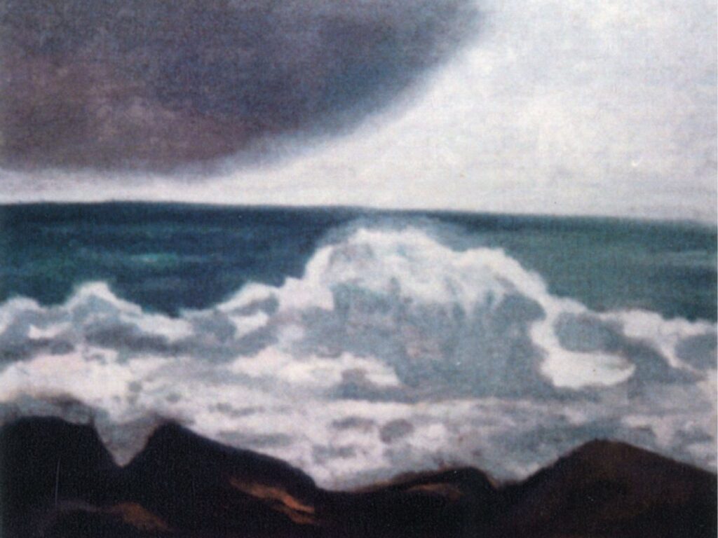 The Wave aka L'Onda in Italian is a masterpiece painted by the contemporary art Master Enrico Garff