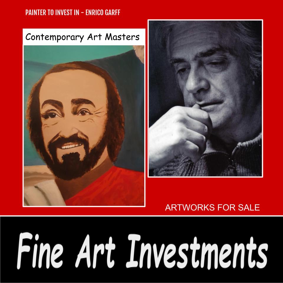 Artworks for sale
Fine Art Investments in Original Masterpiece Artworks and NFT digital art creations by the Contemporary Art Master Painter Enrico Garff
The Gripenberg Art Collection includes the most prestigious artworks and paintings brought to light during the Painter's lifetime spiritual walk facing many personal and artistic challenges along the way, The 21st Century Picasso, Enrico Garff's essential style is capable of delivering the archetype and core of the nature of both physical and ethereal realm. The Hawaiian Girls-inspired NFT animated digital artwork has recently been generated as a tribute to celebrate the Artist's creative journey.
HOME
OVERVIEW
INVALUABLE INVESTMENTS
MASTERWORK GALLERY
CONTACT US
ARTWORKS FOR SALE
Masterwork Gallery – The 21st Century Picasso and Master of Modern Art Colour Enrico Garff – shows his Masterpiece invaluable artworks in the limelight of Fine Art Investors